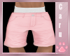 *C* Pink Cargo Shorts