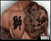 Lion Body Tattoo