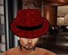 Red Floral Mafia Hat