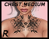R -Chest Tattoo Medium -