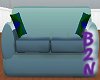B2N - Blue Pose Couch