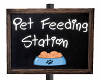 Pet Feeding Station-Sign