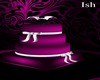 Dark Wedding Cake