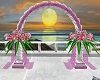 TGR pink wedding Arch