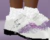 Lavender & White Shoes