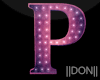 P Pink Letters Signage