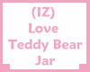 (IZ) Love Teddy Bear Jar
