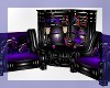 purple rose chairs
