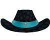 Cowgirl Hat-1-Teal