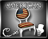 [CX] American Flag Chair