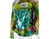 thready sweater - green