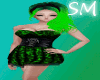 *SM* Leopard.Green.Dress