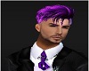 Purple BLack SHort Hair