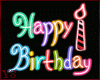 *Neon-Happy Birthday
