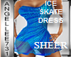 ICESKATE DRESS-SHEER BLU