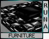 °R° Latex Couch Black