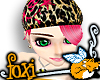 [Foxi]leopard hat+pink