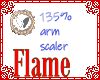 135% arm scaler