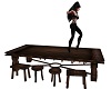 tavern table with dance