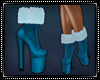 Winter Fur Boots Blue