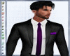 ~H~SUIT 1 TIE PURPLE