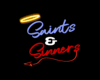 Saints and Sinners Sign