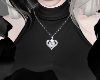 diamond heart necklace