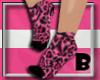 ~Leopard Socks Pink