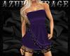 ^AZ^Velvet Purple Dress