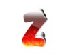 small red flame letter z