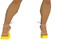 summer yellow heels