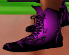 purpleblack dragon boots