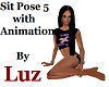 Sit Pose 5 Animated
