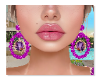 Chandelier - purple gold