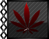 Red and Black Weed Sign