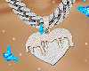 F| Iced Heart 4K Chain
