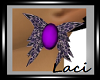 ~Purple Flutter Earrings