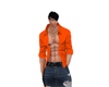 Open shirt Orange