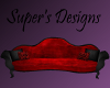 Red Couple Sofa