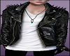 Black Leather Coat n TOP