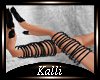 K:Black Glitter Bracelet