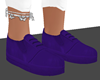 Leather Purple Shoes