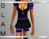 *G*Purple Black Dress