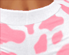 ! Coral Cow Shorts EML