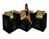 Black Gold Box Seats