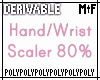 Hand/Wrist Scaler 80%