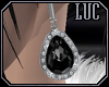 [luc] Earrings S Onyx
