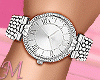 Diamond Silver Watch