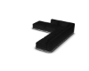 Black couch +WHite light