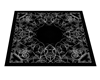 Black Rug with Ornaments